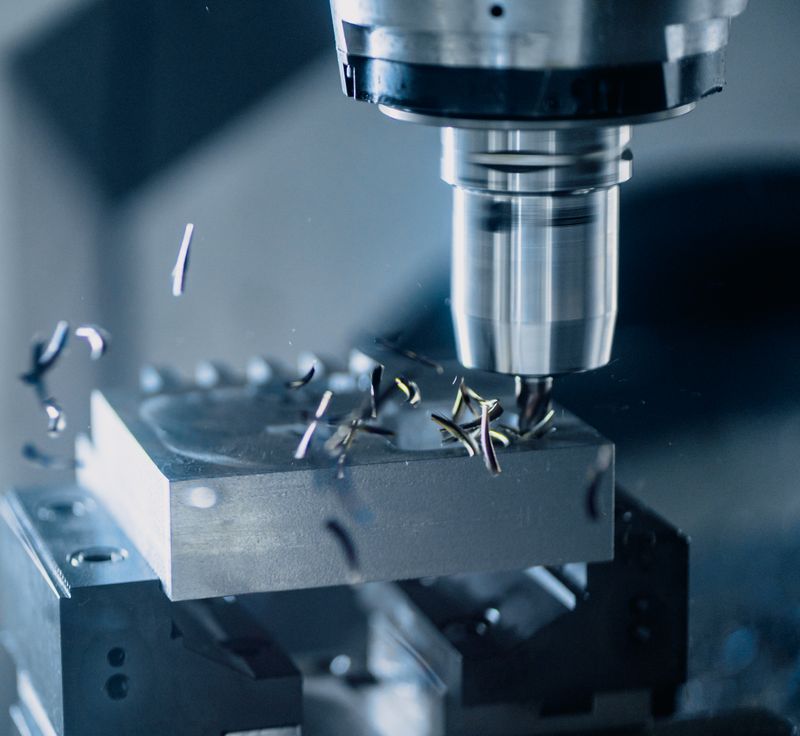 CNC machining of metal parts