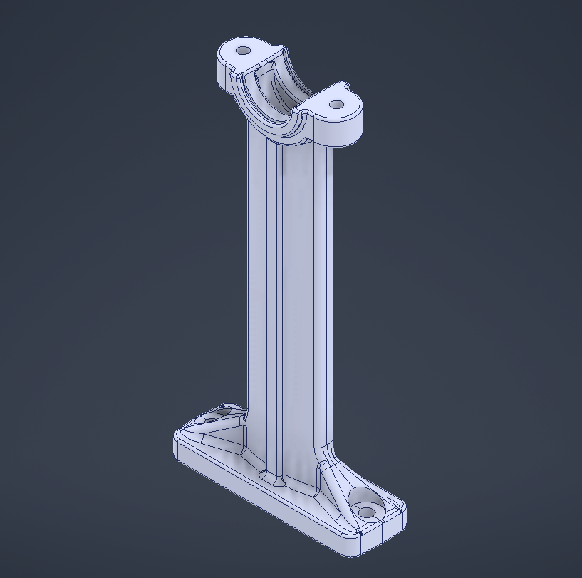 Chair legs are cast aluminum ASP14-P30